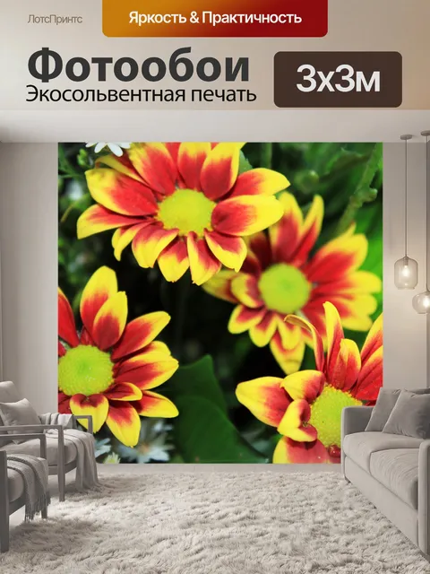 Фотообои цветы