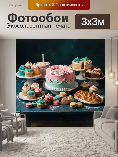 300 × 300 см · Экосольвентная печать