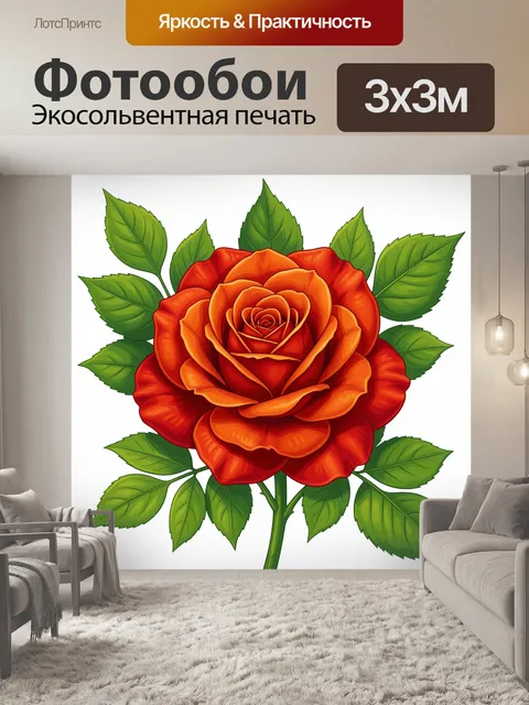 300 × 300 см · Экосольвентная печать