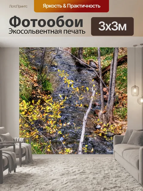 Фотообои Осенний поток