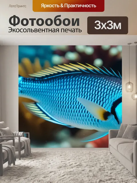 Фотообои с рыбками