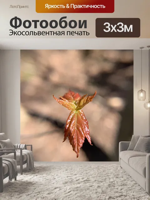 Фотообои Листья