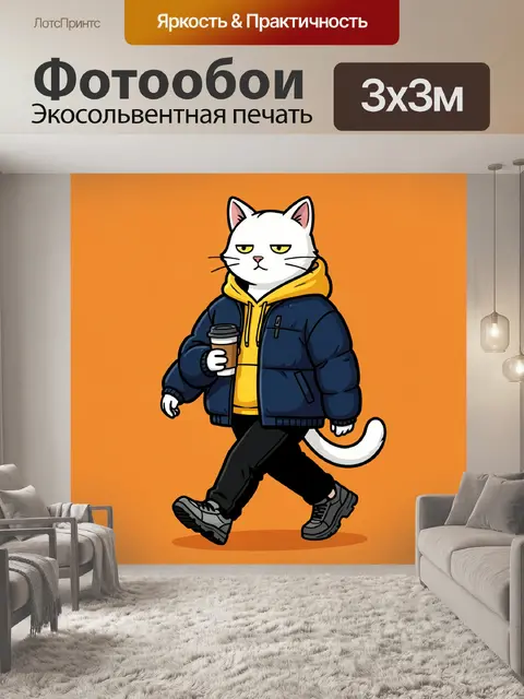 300 × 300 см · Экосольвентная печать