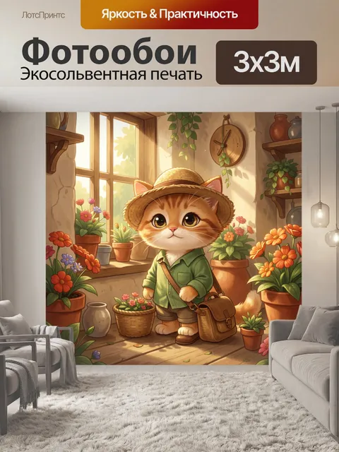 300 × 300 см · Экосольвентная печать