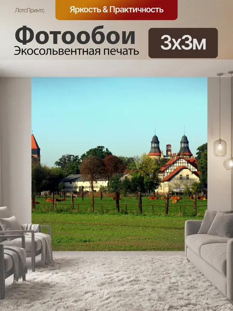 Фотообои Деревня