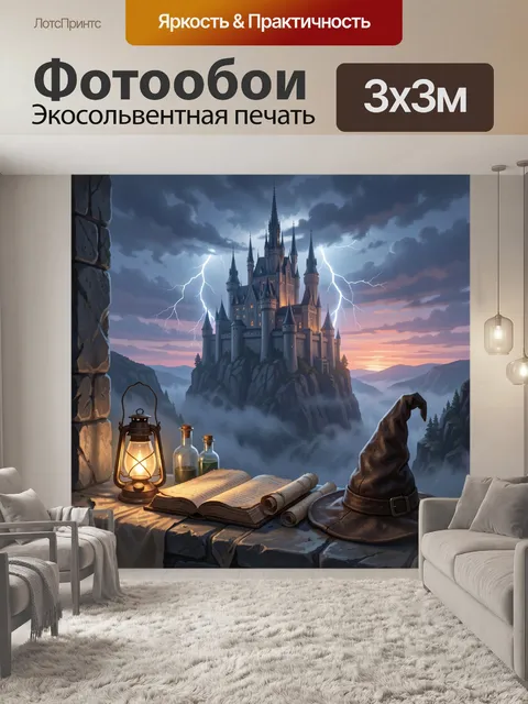 300 × 300 см · Экосольвентная печать
