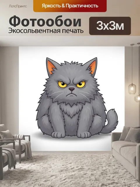 300 × 300 см · Экосольвентная печать
