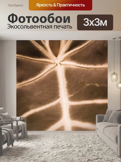 Фотообои Браун подробно лист