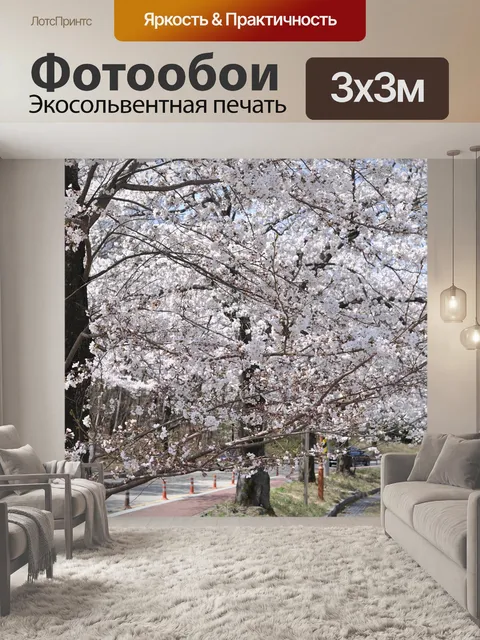 Фотообои Вишня в цвету