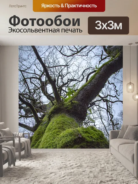 Фотообои Зеленое дерево
