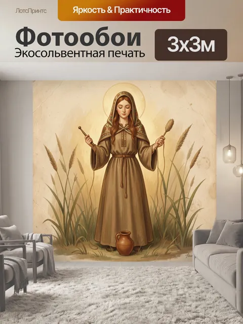 Фотообои Славянская святая в поле