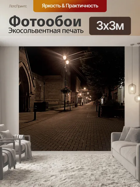 Фотообои спящий город