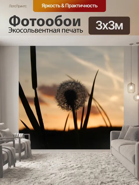 Фотообои Цветы