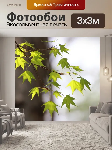 Фотообои Листья