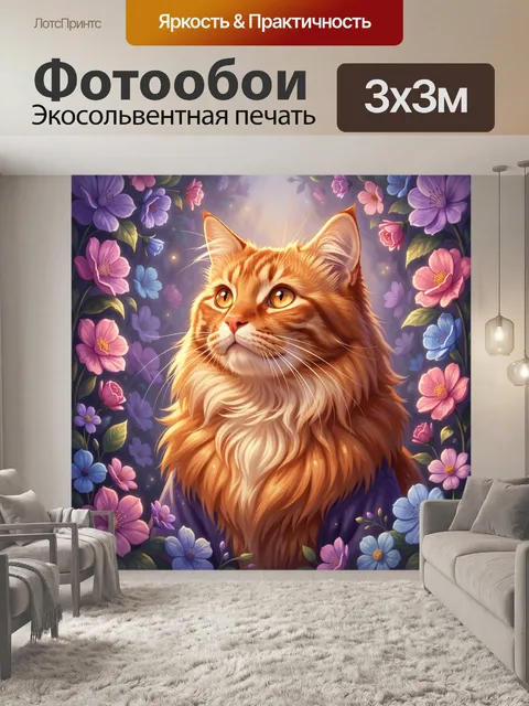 300 × 300 см · Экосольвентная печать