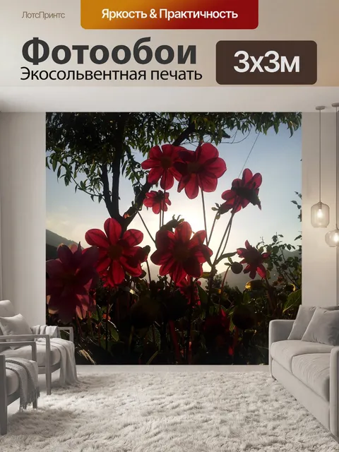 Фотообои Цветы