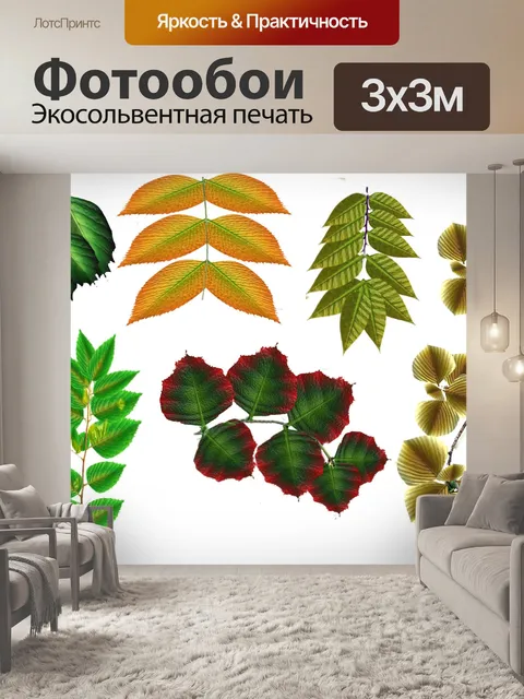 Фотообои Листья