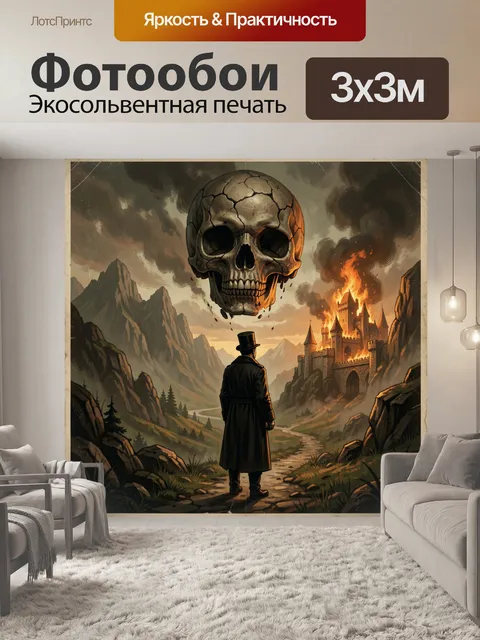 300 × 300 см · Экосольвентная печать