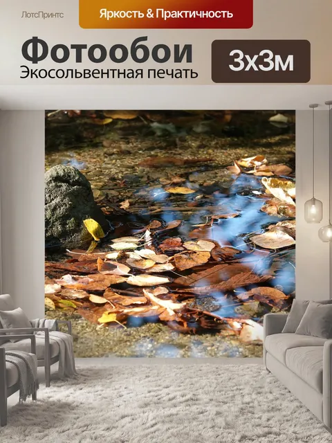 Фотообои Осенние листья