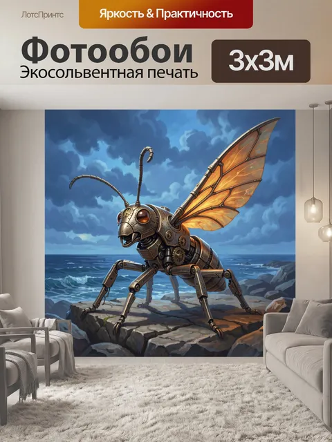 300 × 300 см · Экосольвентная печать