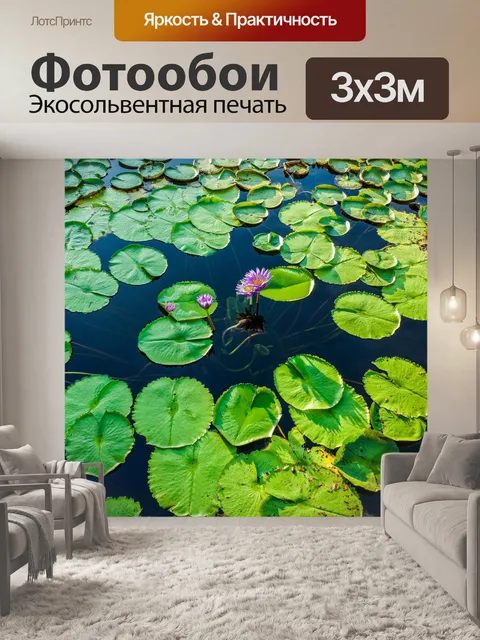 Фотообои Лотос Парк в Сакон Накхоне, Таиланд