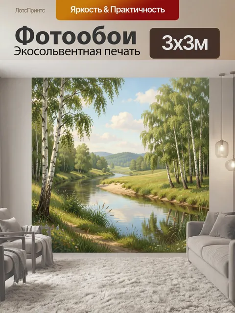 300 × 300 см · Экосольвентная печать