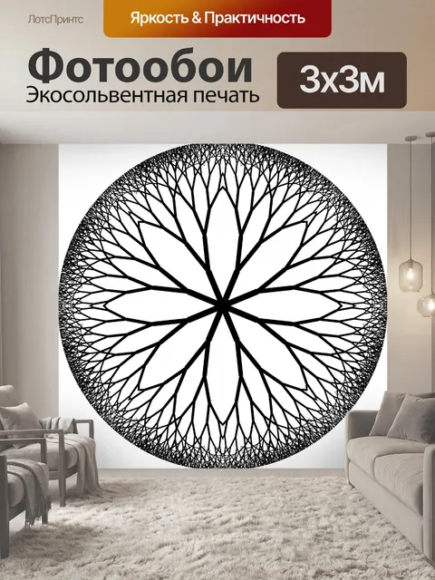 Фотообои Калейдоскоп цветов