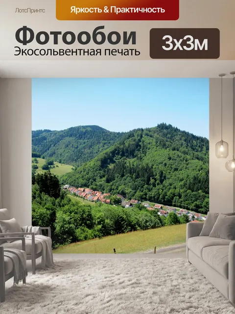 Фотообои Черный лес