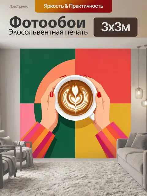 300 × 300 см · Экосольвентная печать