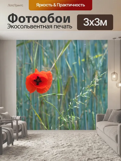 Фотообои Мак