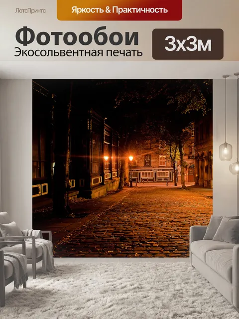 Фотообои спящий город