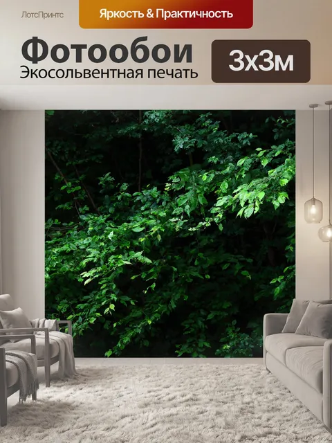 Фотообои Листья