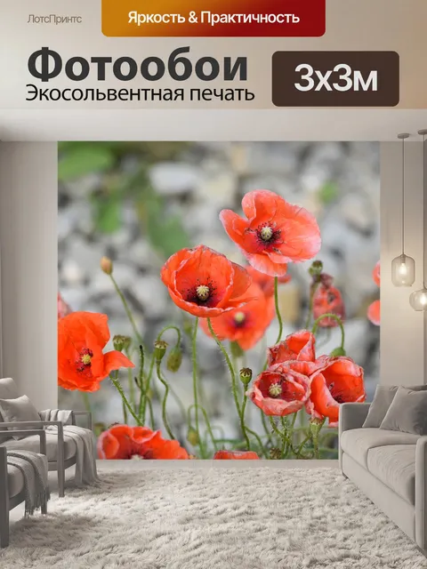 Фотообои Маки