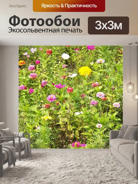 Фотообои Полевые цветы