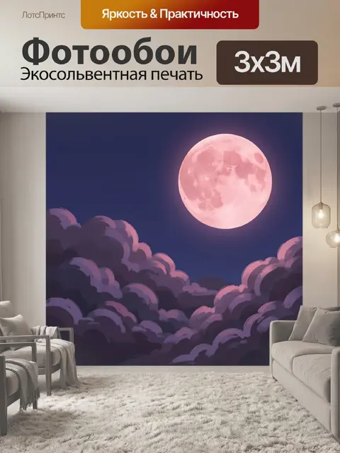 300 × 300 см · Экосольвентная печать