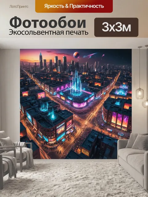 Фотообои город в стиле научная фантастика: зрелищные местные мероприятия