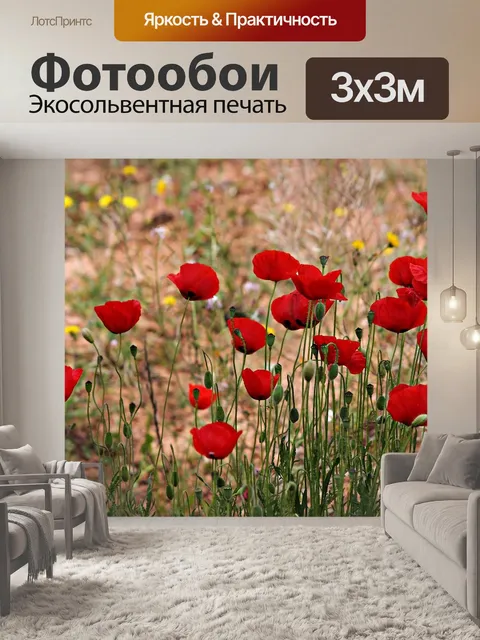 Фотообои Маки