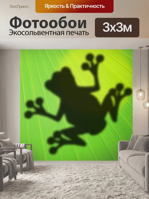 Фотообои Лягушка на листе