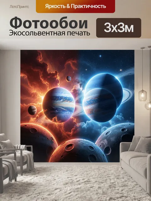 300 × 300 см · Экосольвентная печать