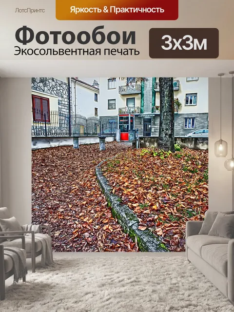 Фотообои Опавшие листья