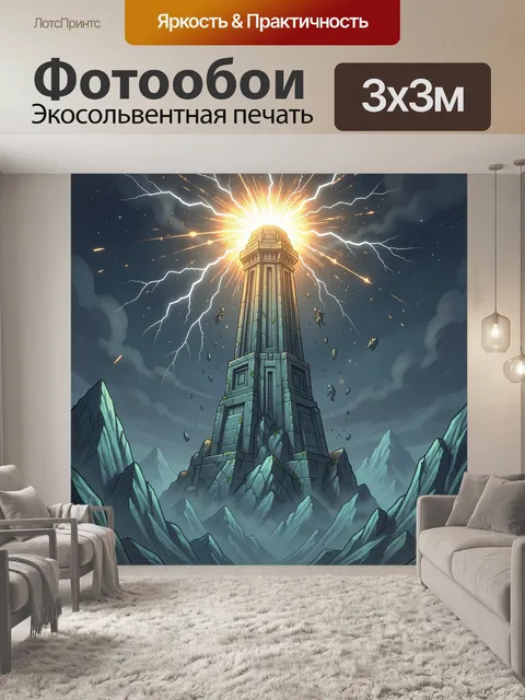 300 × 300 см · Экосольвентная печать