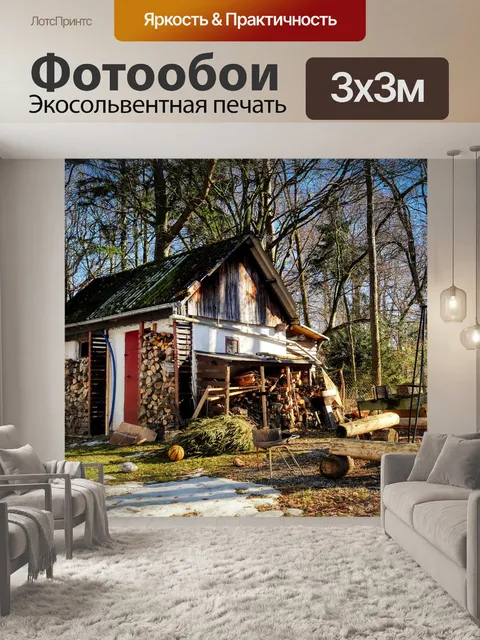Фотообои Хижина