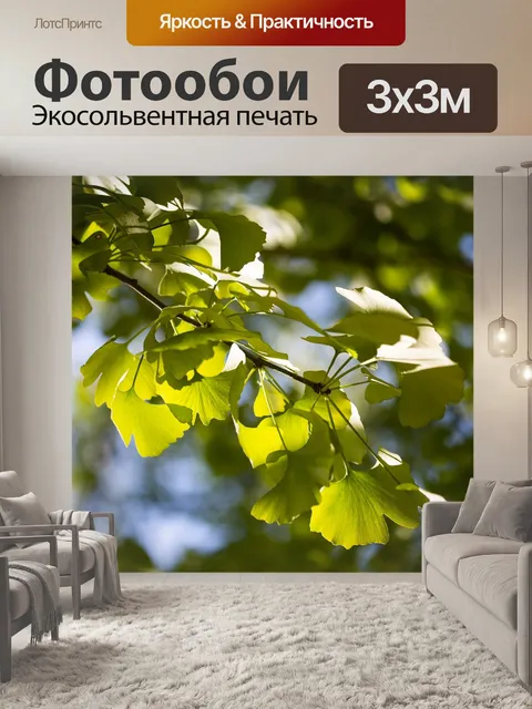 Фотообои Листья