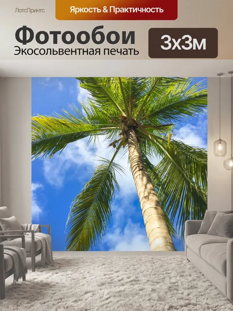 Фотообои Тропические пальмы