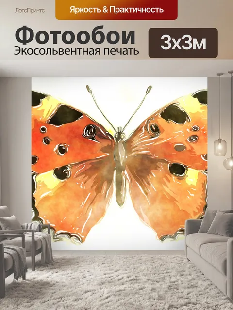 Фотообои бабочка
