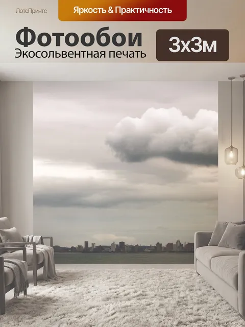 Фотообои Дурбан горизонт в пасмурный день