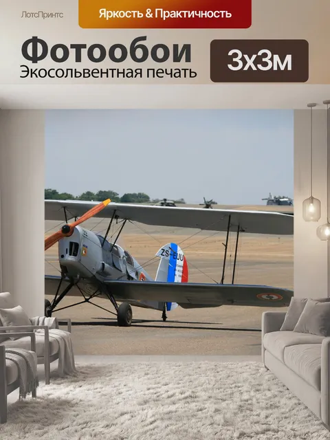 Фотообои Stampe биплан