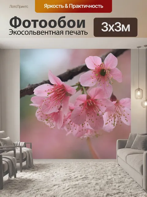 Фотообои Розовый цветок