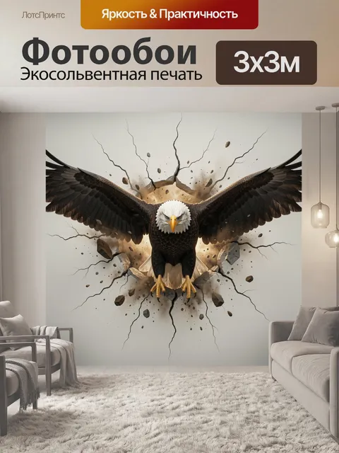 300 × 300 см · Экосольвентная печать