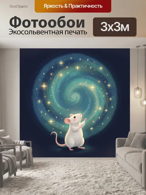 300 × 300 см · Экосольвентная печать